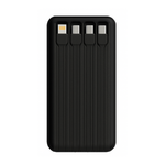 Batería Portátil 10.000mAh Cables Integrados