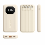 Batería Portátil 10.000mAh Cables Integrados